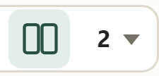 Many-panel icon with its number selector